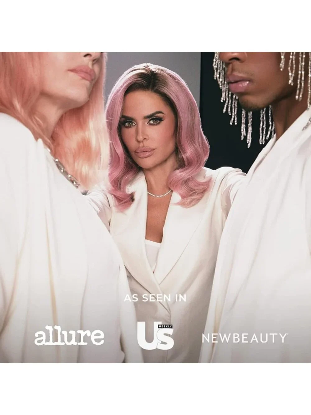 All-in-One Vegan Lip Kit: Lipstick, Gloss & Liner - Candy Pink, Long-Lasting